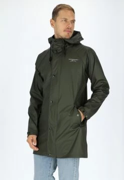 Väderöarna Coat - Regenjas - Olive Black
