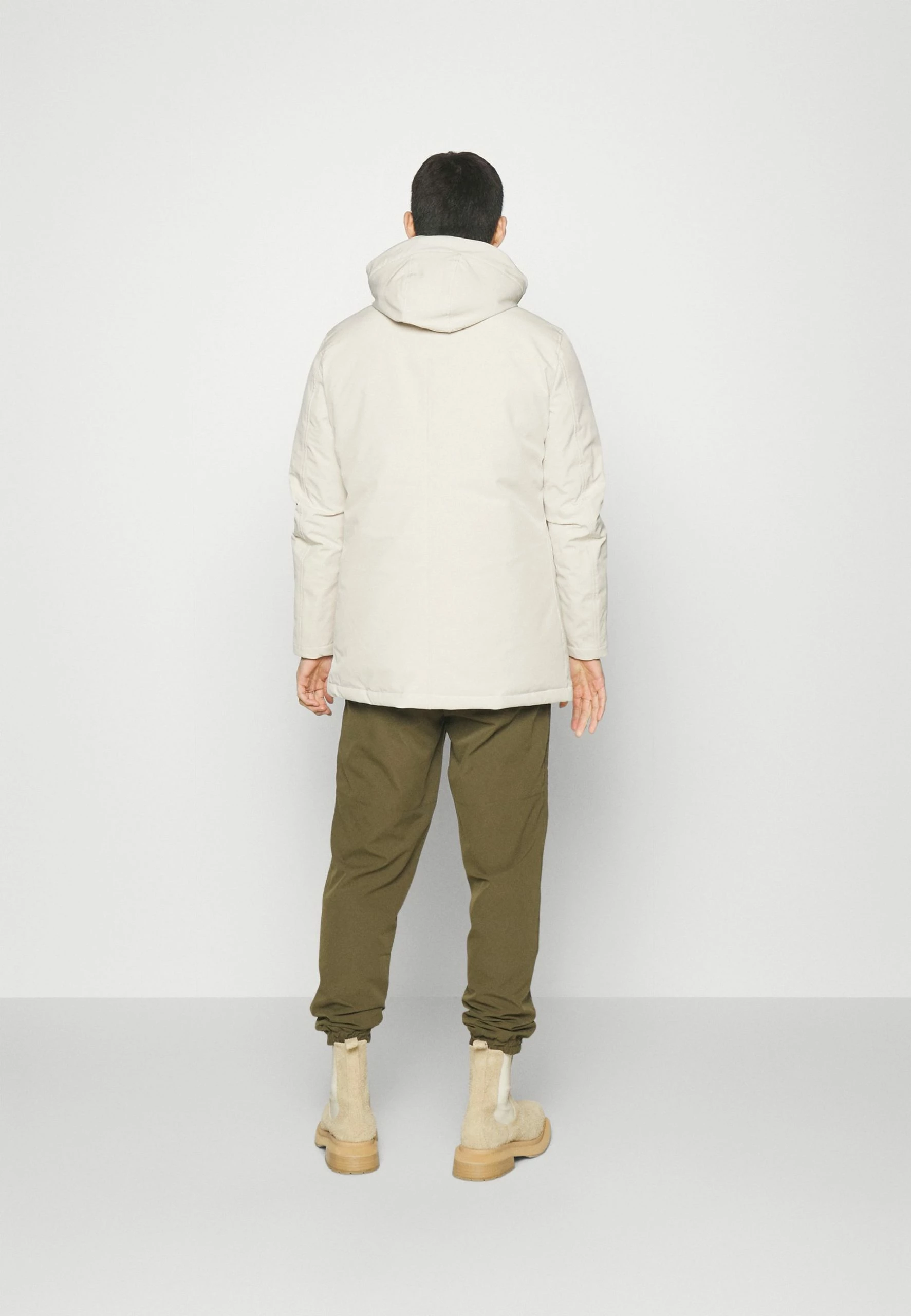 Blauer Long Jacket Coat Detachable Hoodie - Gewatteerde Jas - Pelican 5 Blauer Long Jacket Coat Detachable Hoodie - Gewatteerde Jas - Pelican - Afbeelding 3