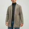 JACK&JONES Premium Jjtommy Insert Coat - Mantel - Greige -ONLY shop c7b4d06ce2f946f793a8560b7a0e6abe