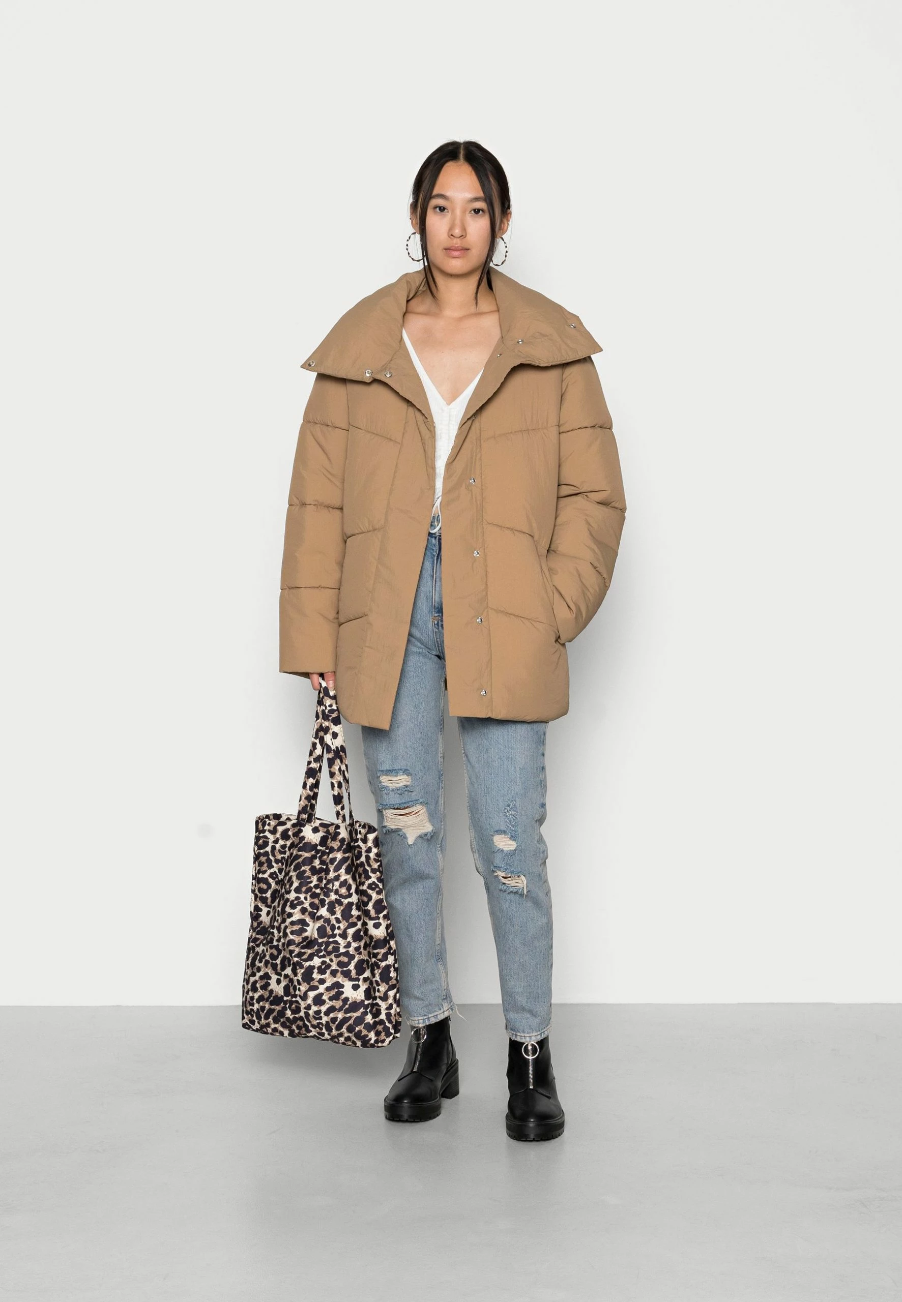 Vila Vilouisa Short Padded Coat - Winterjas - Tigers Eye 4 Vila Vilouisa Short Padded Coat - Winterjas - Tigers Eye - Afbeelding 2