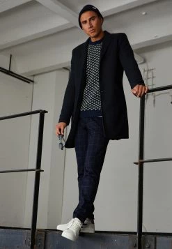 Only & Sons Onsjulian King Coat - Mantel - Night Sky Melange -ONLY shop c9db046914854f65a991edee46871991