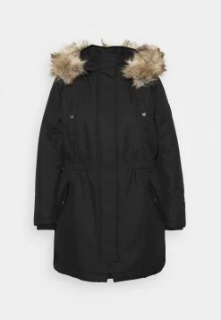 ONLY CARMAKOMA Carirena Coat - Winterjas - Black -ONLY shop cb2c27a5c9d5425aaf3e38a6b1c04d4a