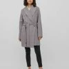 Viapple New Coat Etite - Mantel - Light Grey Melange