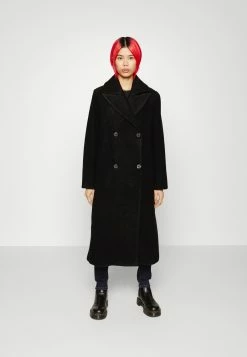 Yasinferno Long Mix Coat - Mantel - Black