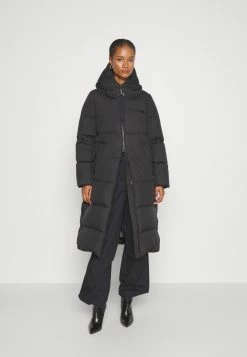 Marc O'Polo Coat Filled Fixed Hood Welt Pockets Side Slits With Press Buttons - Donsjas - Black -ONLY shop d609a7f15abf4bff8e23f04dd0caae6d