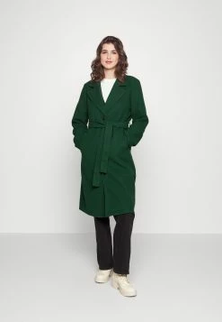 Vila Vipoko Long Belt Coat - Mantel - Pineneedle