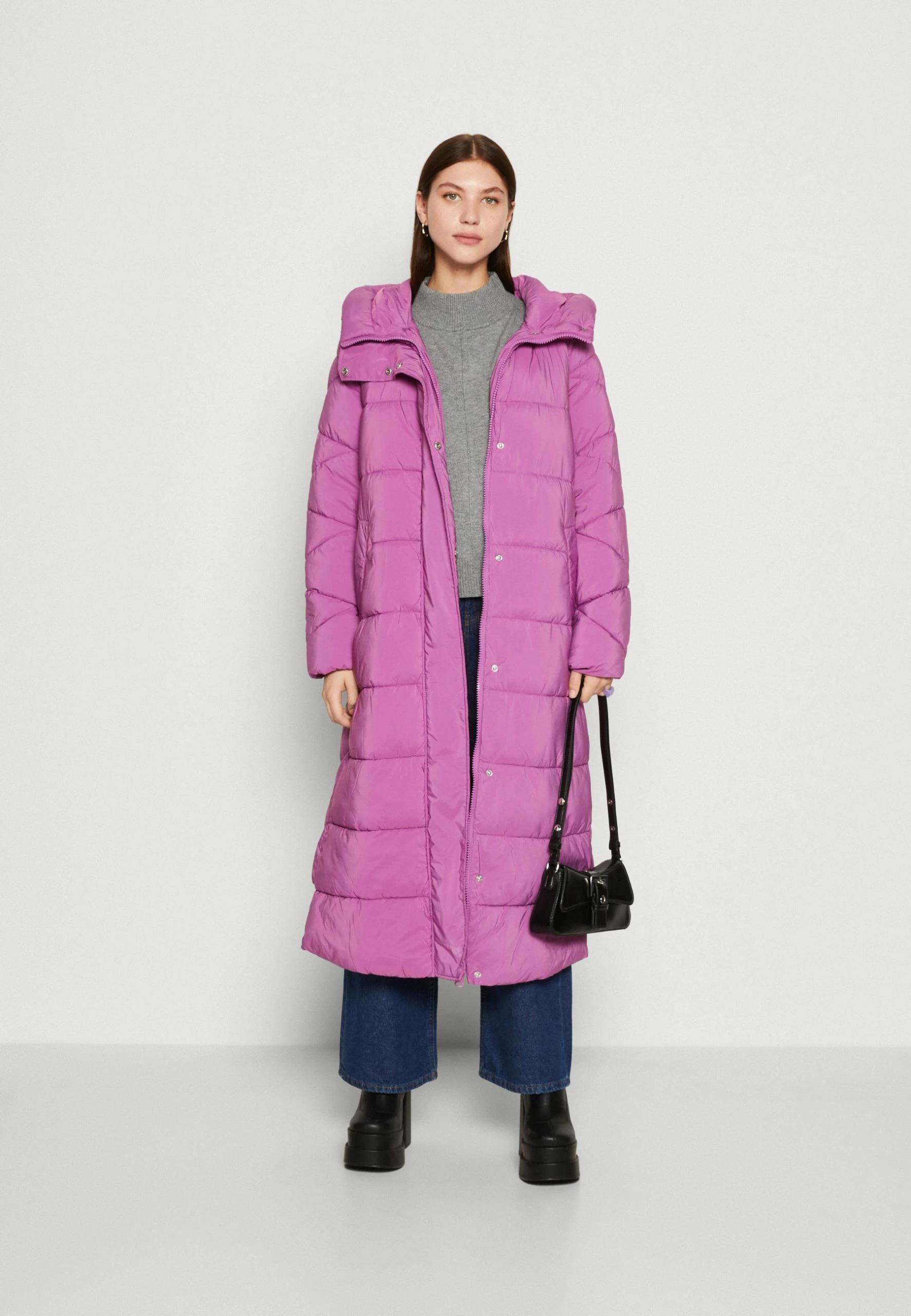 Yasliro Long Padded Coat - Winterjas - Hyacinth Violet 4 Yasliro Long Padded Coat - Winterjas - Hyacinth Violet - Afbeelding 2