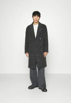 J.Lindeberg Duggie Double Breasted Coat - Mantel - Black Melange -ONLY shop da95048dc9a24e5db1ae7c13cf95d6e8