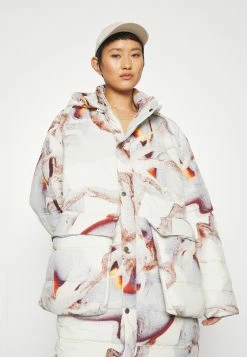 Tabasco Long Coat - Winterjas - Snow Tomato Mouse -ONLY shop dbcd864b9eaf4d20ae5a5f6f1a35bfde