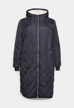 ONLY CARMAKOMA Carsandy Quilt Coat - Mantel - Black -ONLY shop dc31630d8a524ad787cd61a6278cad6d