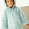 Next Cosy Character Ears Coat Standard - Winterjas - Aqua Blue -ONLY shop dd6932be481f4f1a8db7efeb9d6c7777