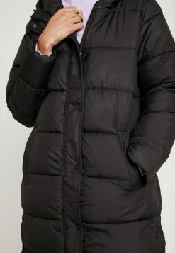ONLY Onlcammie Long Quilted Coat - Winterjas - Black -ONLY shop de32d94a8d7a416ab4ac75c8bc973beb