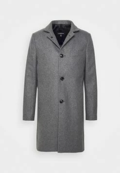 J.Lindeberg Holger Melton Coat - Mantel - Mid Grey Melange -ONLY shop decfab5bcd294b989c19ee2a2a4e21f0