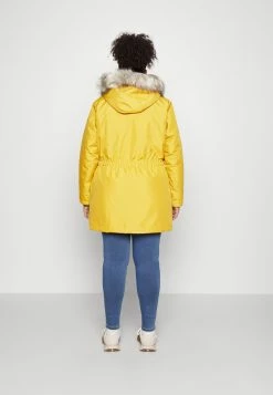 ONLY CARMAKOMA Carirena Coat - Winterjas - Tawny Olive -ONLY shop e17db92f34e54f00952dfc47ad3ef275