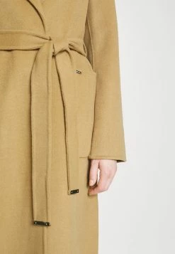 MICHAEL Michael Kors Belted Wrap Style Face Coat - Mantel - Camel -ONLY shop e247f58d8c4f422796abb36e58a18e75