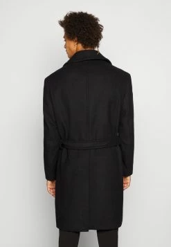 New Belted Coat - Mantel - Black -ONLY shop e3306ca9f5c547708a61d609f6ca8fb3