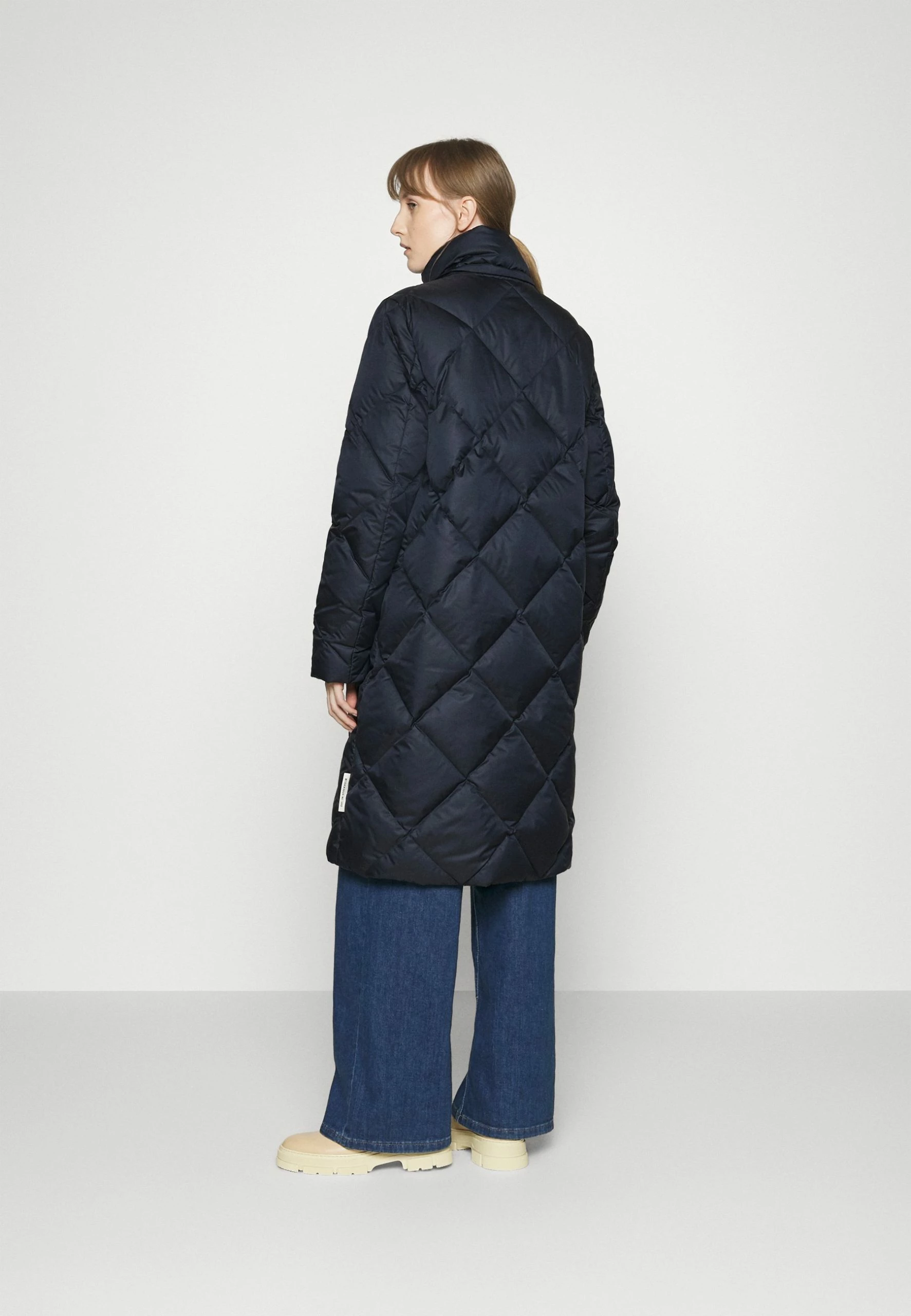 Marc O'Polo Coat Diamond QuiltingLong Detachable Hood Welt - Donsjas - Deep Blue Sea 6 Marc O'Polo Coat Diamond QuiltingLong Detachable Hood Welt - Donsjas - Deep Blue Sea - Afbeelding 4