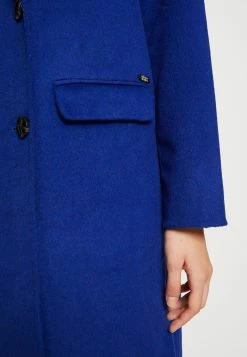 Scotch & Soda Double Breasted Coat - Mantel - Bright Blue Melange -ONLY shop e576a20cac7244499d34678cd338e7ee