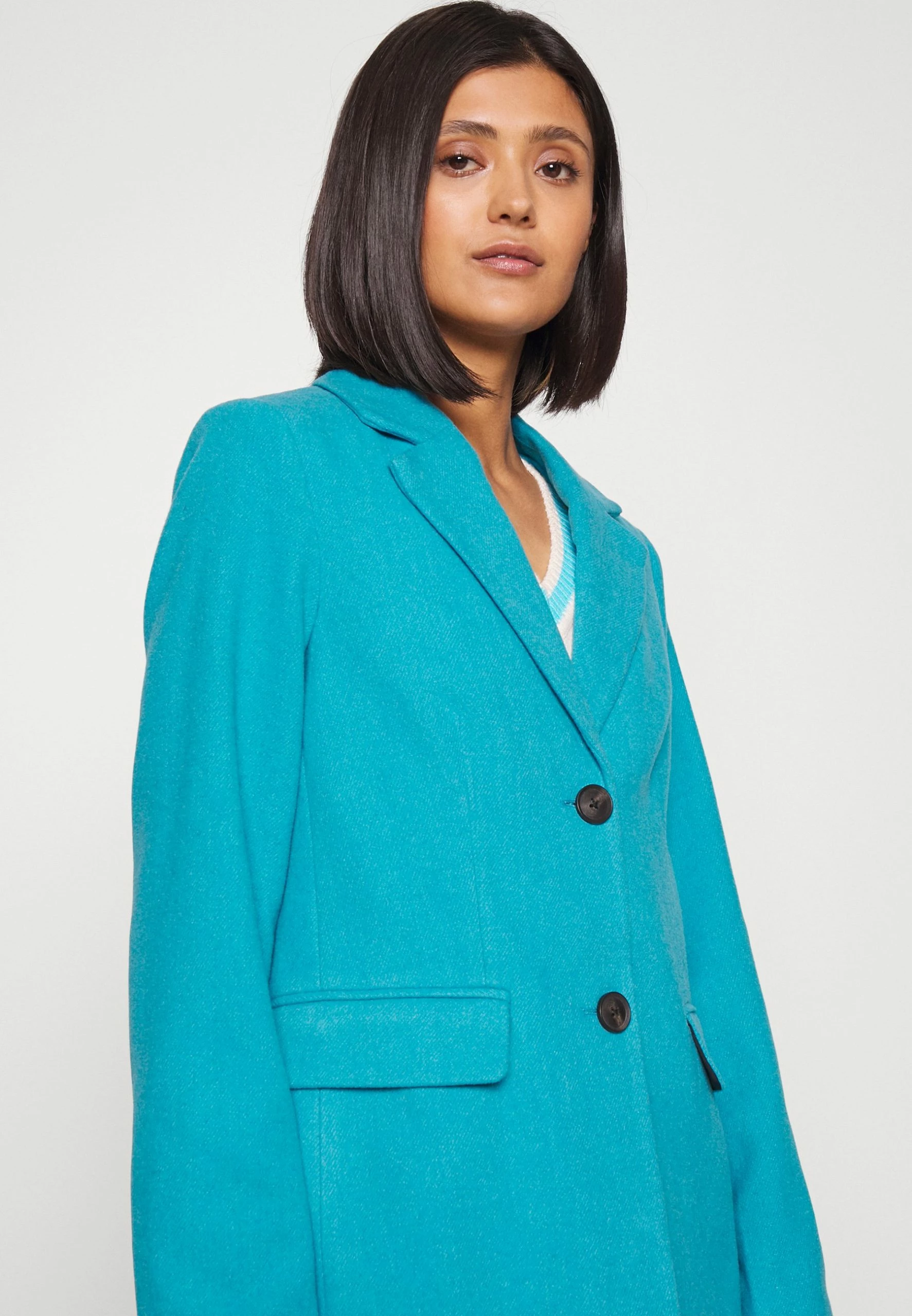 Vero Moda Vmgianna Coat- Mantel - Caneel Bay/Solid 6 Vero Moda Vmgianna Coat- Mantel - Caneel Bay/Solid - Afbeelding 4