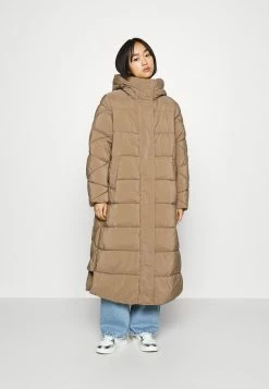 Yasliro Long Padded Coat - Winterjas - Caribou