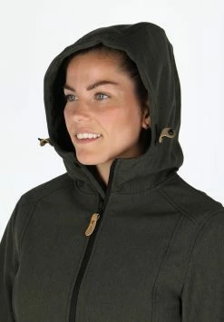 Softshell Coat W - Halflange Jas - Olive Melange 12 Softshell Coat W - Halflange Jas - Olive Melange -ONLY shop e713c15b88d64b50badc487c08f82a3f