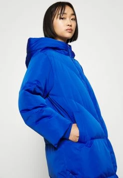 Yasirima Long Coat - Donsjas - Blue -ONLY shop e77c5a179fe04a58a64475e03b8341f1