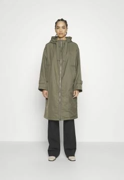 Marc O'Polo Coat Long Padded Fixed Hood Zipper Drawstring Waist - Parka - Olive Crop 13 Marc O'Polo Coat Long Padded Fixed Hood Zipper Drawstring Waist - Parka - Olive Crop -ONLY shop e8301f35293c4838b1beeb8452123219