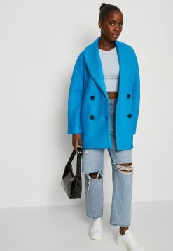 Yascrina Coat - Halflange Jas - Dresden Blue -ONLY shop e841fc559a734939a486b2bcf87cba5c