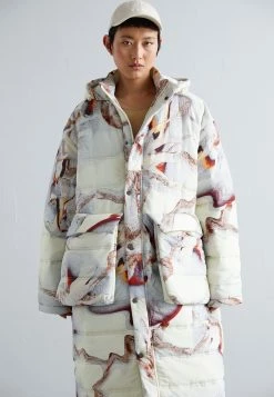 Tabasco Long Coat - Winterjas - Snow Tomato Mouse