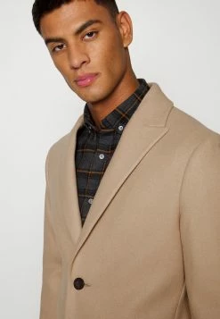 Stretch Comfort Coat - Mantel - Light Camel -ONLY shop e8bc4b2b72f54ece9766dbdeaf22b777