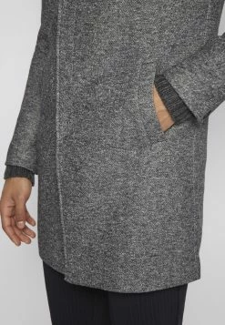 Only & Sons Onsoscar King Coat- Mantel - Dark Grey Melange -ONLY shop ea4dd5a554d549108636b12a35b2655d