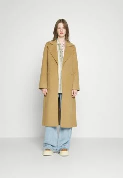 MICHAEL Michael Kors Belted Wrap Style Face Coat - Mantel - Camel -ONLY shop eba9d18b7f6449699cb01ecacc364caf