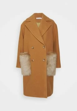 Madison Coat With Shearling Pockets - Mantel - Camel/Honey 14 Madison Coat With Shearling Pockets - Mantel - Camel/Honey -ONLY shop ebdef63974c44fc280f4a208cb8b4115