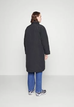 Calvin Klein Light Padded Wrap Coat - Winterjas - Black -ONLY shop ebe445ec28924590af10cdb72330f30a