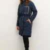 Kaffe Bpalya Quilted Jacket Coat - Winterjas - Midnight Marine -ONLY shop edb9e7e2569d420996d299169527b345