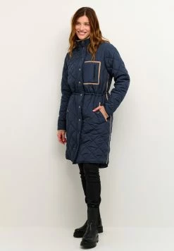 Kaffe Bpalya Quilted Jacket Coat - Winterjas - Midnight Marine