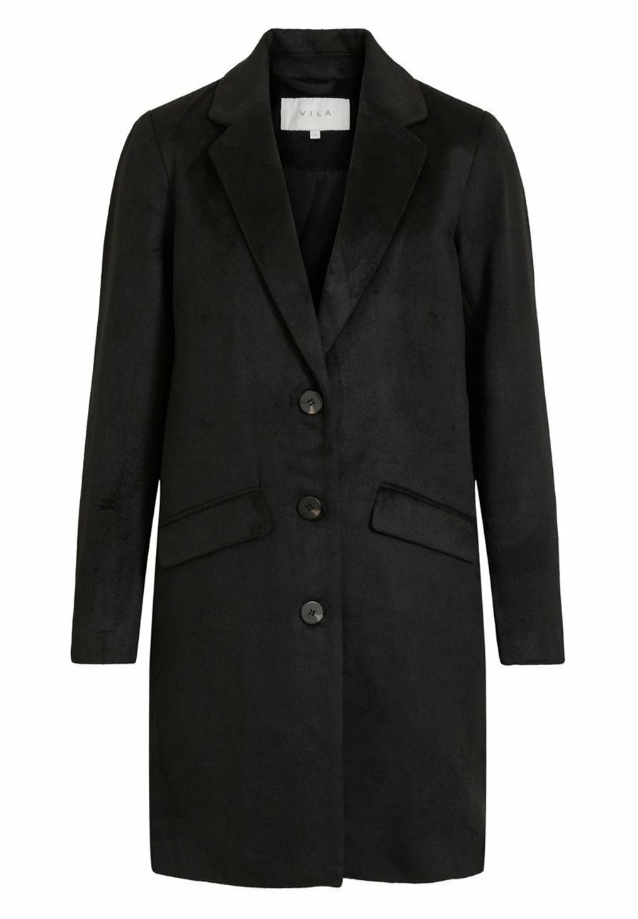 Vila Vileovita Coat - Mantel - Black 8 Vila Vileovita Coat - Mantel - Black - Afbeelding 6