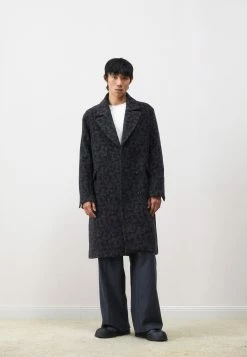 J.Lindeberg Duggie Double Breasted Coat - Mantel - Black Melange -ONLY shop f130f4d44ef1498883c98f0c1d5a9df8