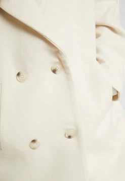 Yasmargit Long Coat - Mantel - White Swan -ONLY shop f158d1b661a04b98993398ed1881cefe