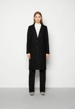Vila Vivalji Long Coat - Mantel - Black