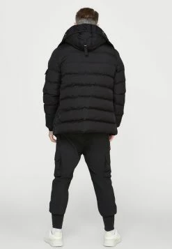 SikSilk Parka Coat - Winterjas - Black -ONLY shop f2a85eb22151448a893453fb33530821