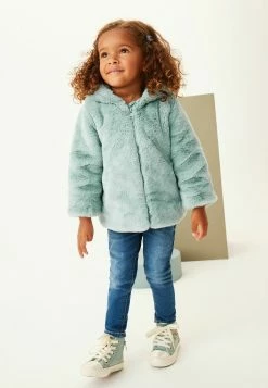 Next Cosy Character Ears Coat Standard - Winterjas - Aqua Blue -ONLY shop f3bc4198a08d40ee96b145bf534296ad