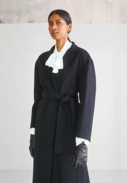 Filippa K Alexa Coat - Mantel - Black -ONLY shop f40ac8a202ab42fd8866f2312ede7f8f