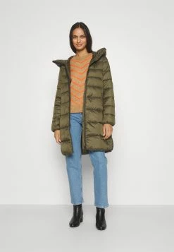 ESPRIT Coat - Winterjas - Dark Khaki -ONLY shop f712c838a26547adb542f594a2602768