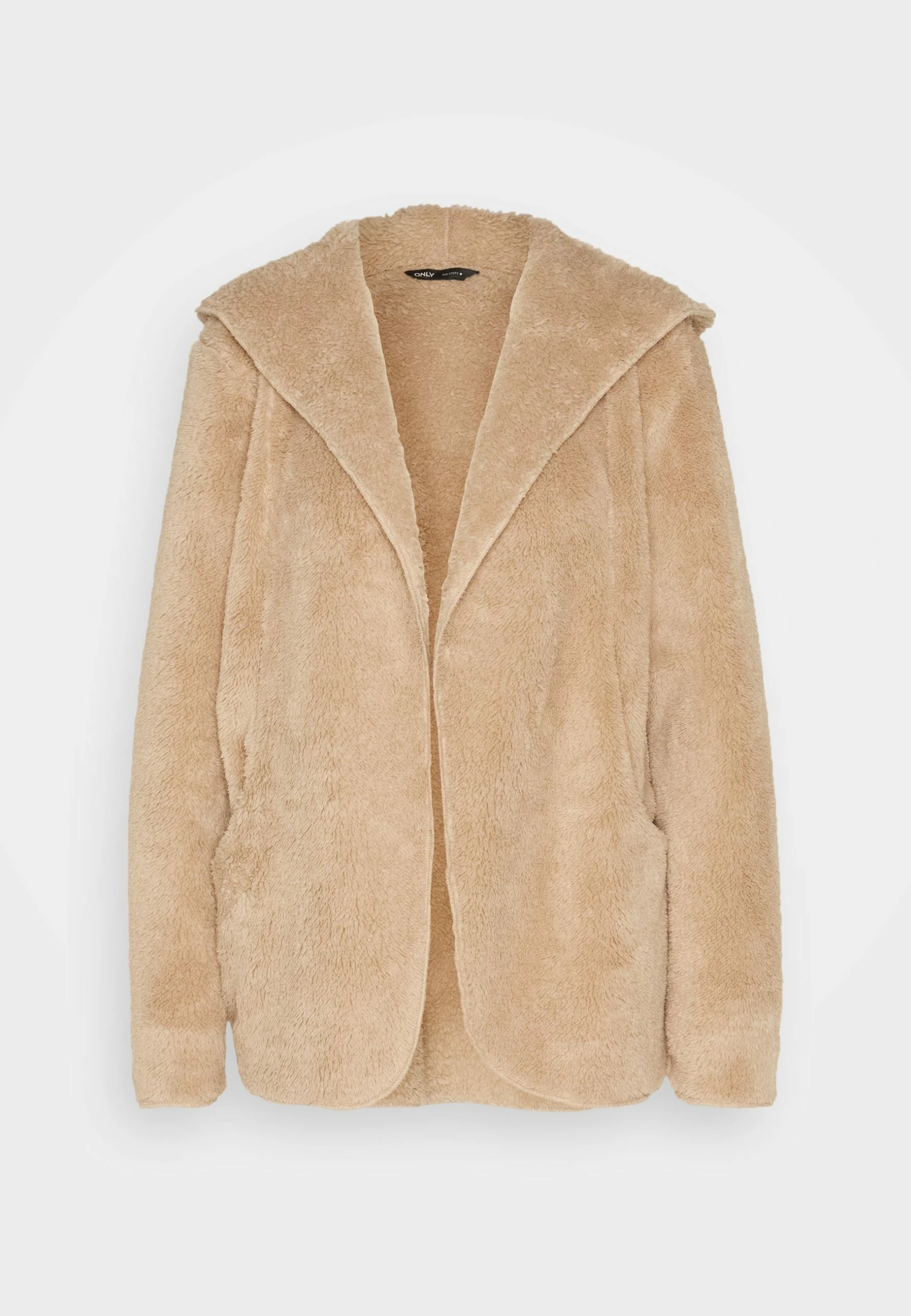 ONLY Onlcontact Hood Sherpa Coat - Lichte Jas - Humus 7 ONLY Onlcontact Hood Sherpa Coat - Lichte Jas - Humus - Afbeelding 5