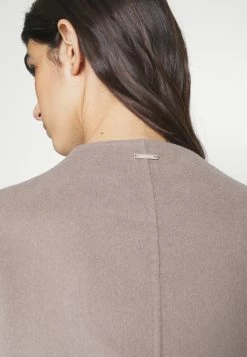 Calvin Klein Maxi Coat - Mantel - Cinder -ONLY shop fa7f1f44001c41649e568fe040016ab0