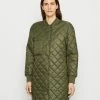 Marc O'Polo Coat Quilted Collar Cuffs Patched Pocket Zipper - Bomberjacks - Wild Olive -ONLY shop fa87bd07080b455eb885e3951a6475b5