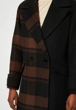 AllSaints Mabel Check Coat - Mantel - Brown -ONLY shop fb61740d6d5b4a74b9c01709033c5e62