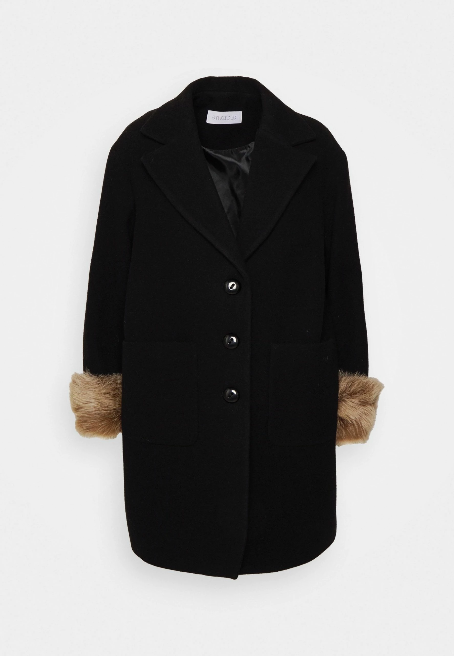 Maggi Car Coat Short With Cuffs - Halflange Jas - Black/Honey 8 Maggi Car Coat Short With Cuffs - Halflange Jas - Black/Honey - Afbeelding 6