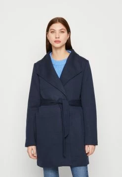 Vero Moda Vmverodonavivian Coat - Halflange Jas - Navy Blazer